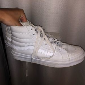 White high top vans :)